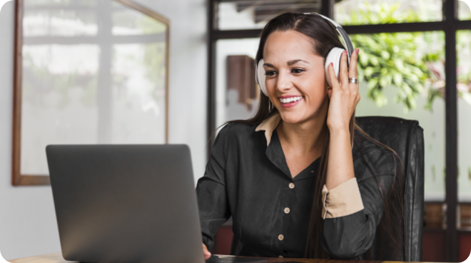 business-woman-wearing-headphones